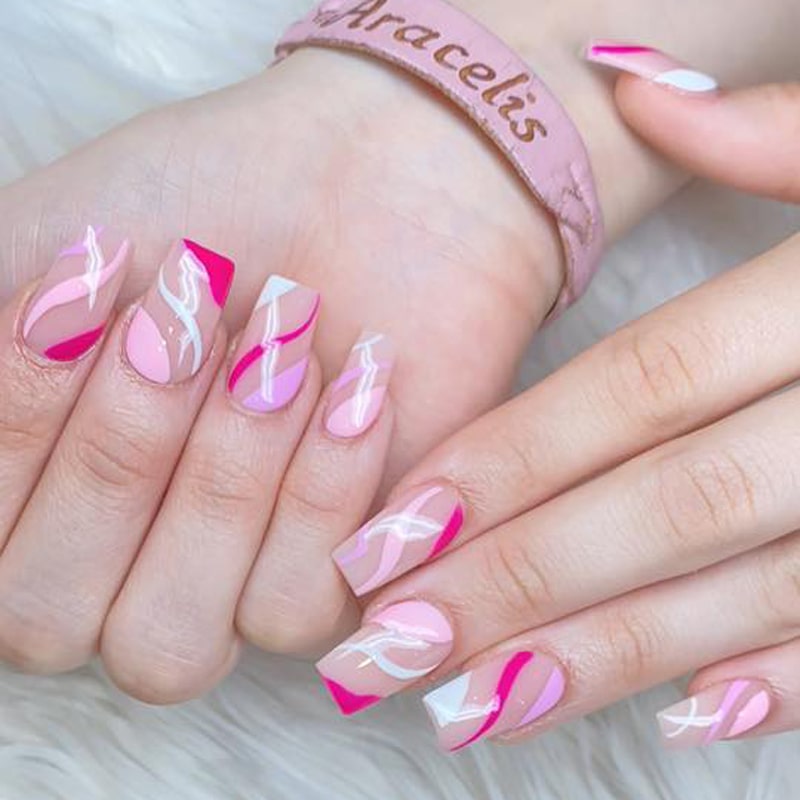 Heidi Alagha puts her manicure technique to the test at Bliss Nails
